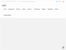 Tablet Screenshot of modellingagenciesmumbai.com
